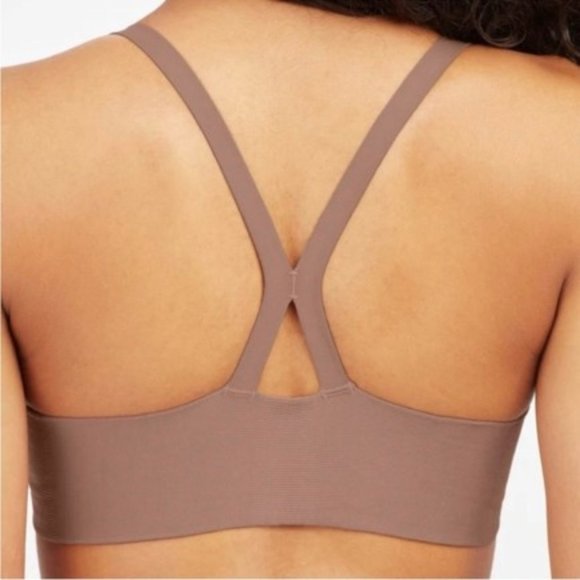 SPANX Bra-llelujah! Mama Nursing Racerback Wrap Bra Cafe Au Lait Size Large NWT - Picture 10 of 11